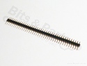 Headerpins male 40 pins goud recht